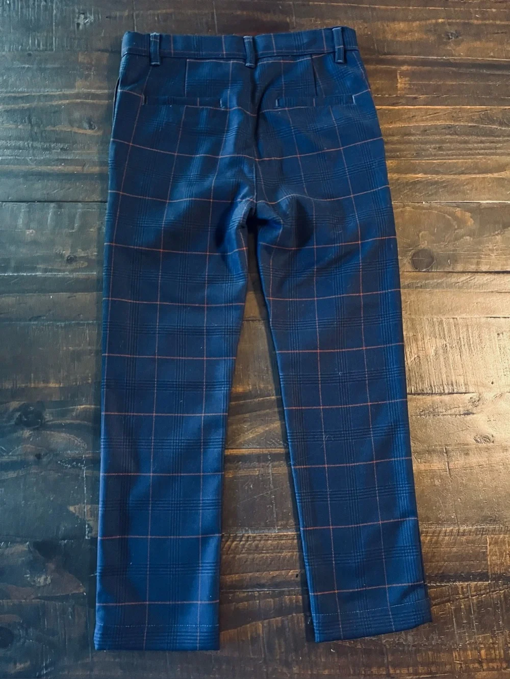 BELATI BOUTIQUE NWOT STRIPED NAVY BOYS DRESS PANTS 7